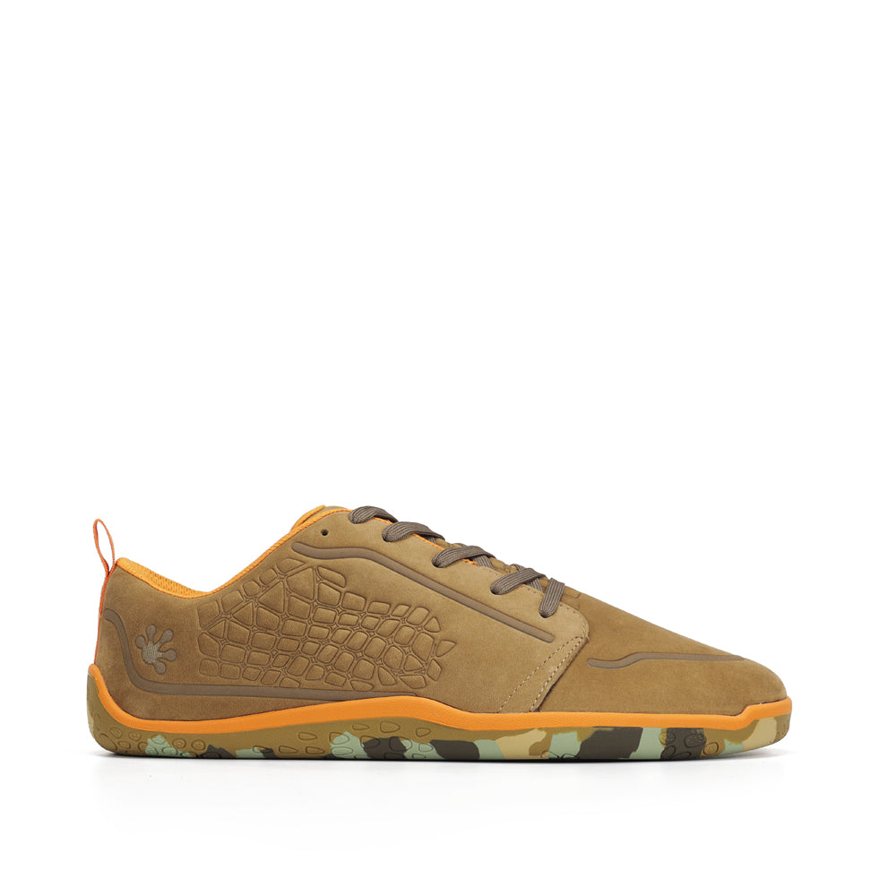 Zapato barefoot artesano de nobuk Spoo hombre