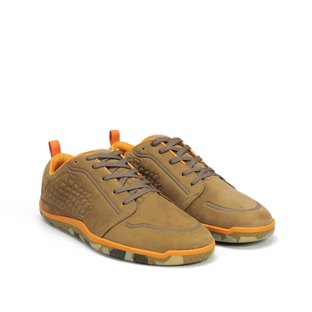 Zapato barefoot artesano de nobuk Spoo hombre
