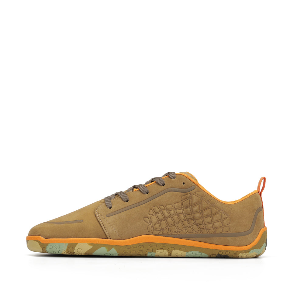 Zapato barefoot artesano de nobuk Spoo hombre