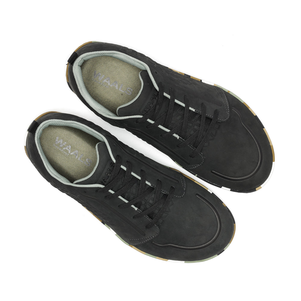 Zapato barefoot artesano de nobuk Spoo hombre