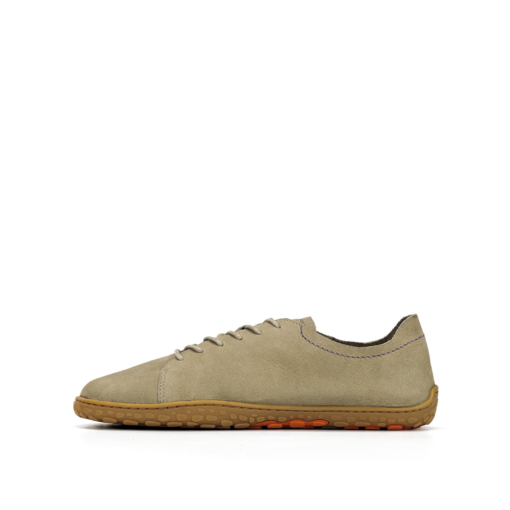 Zapato barefoot handcrafted de nobuk Nomad mujer