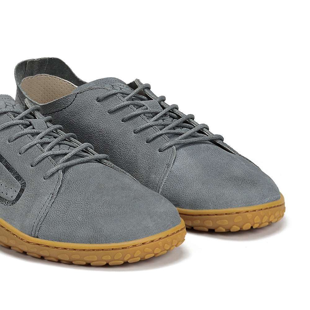 Zapato barefoot handcrafted de nobuk Nomad mujer