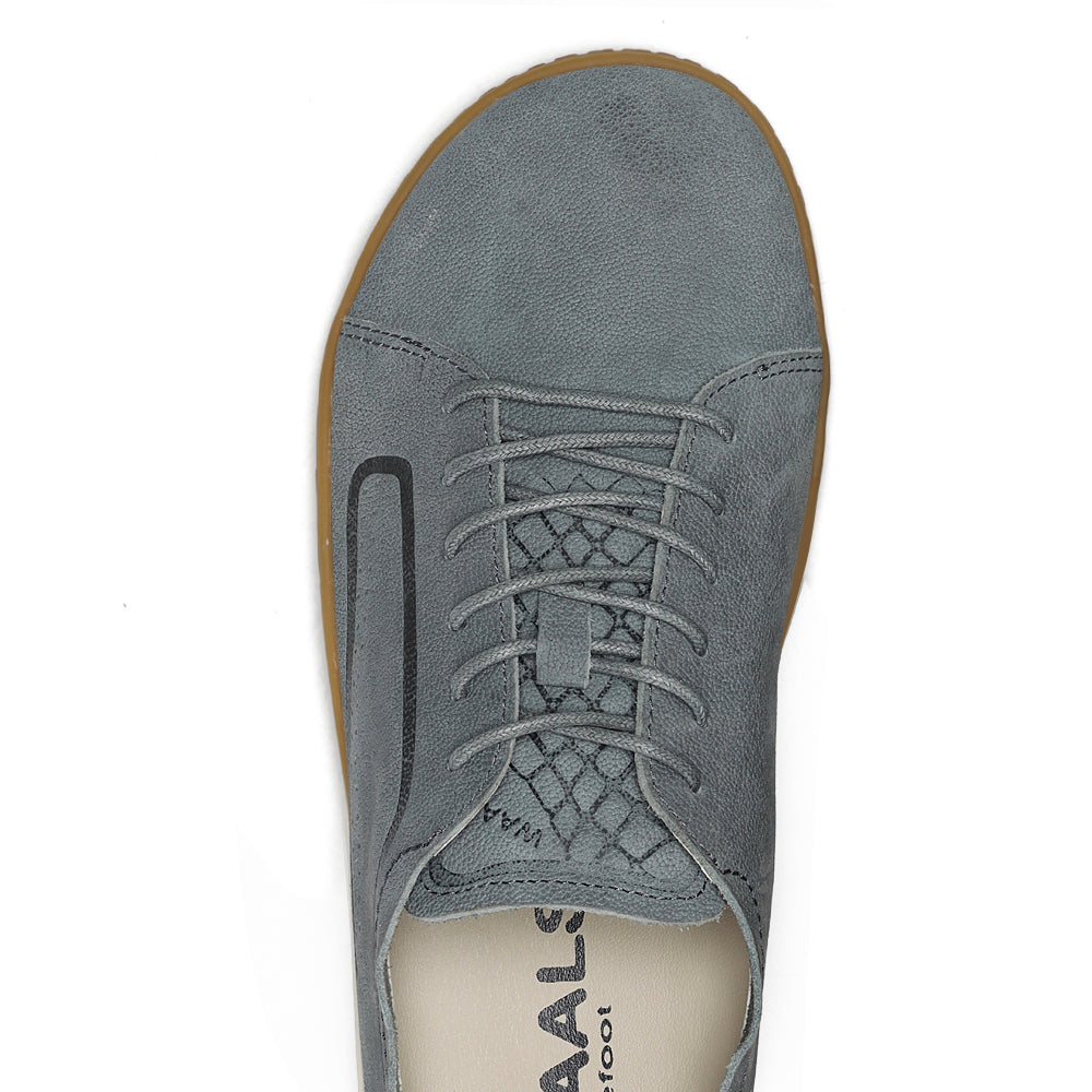 Zapato barefoot handcrafted de nobuk Nomad mujer