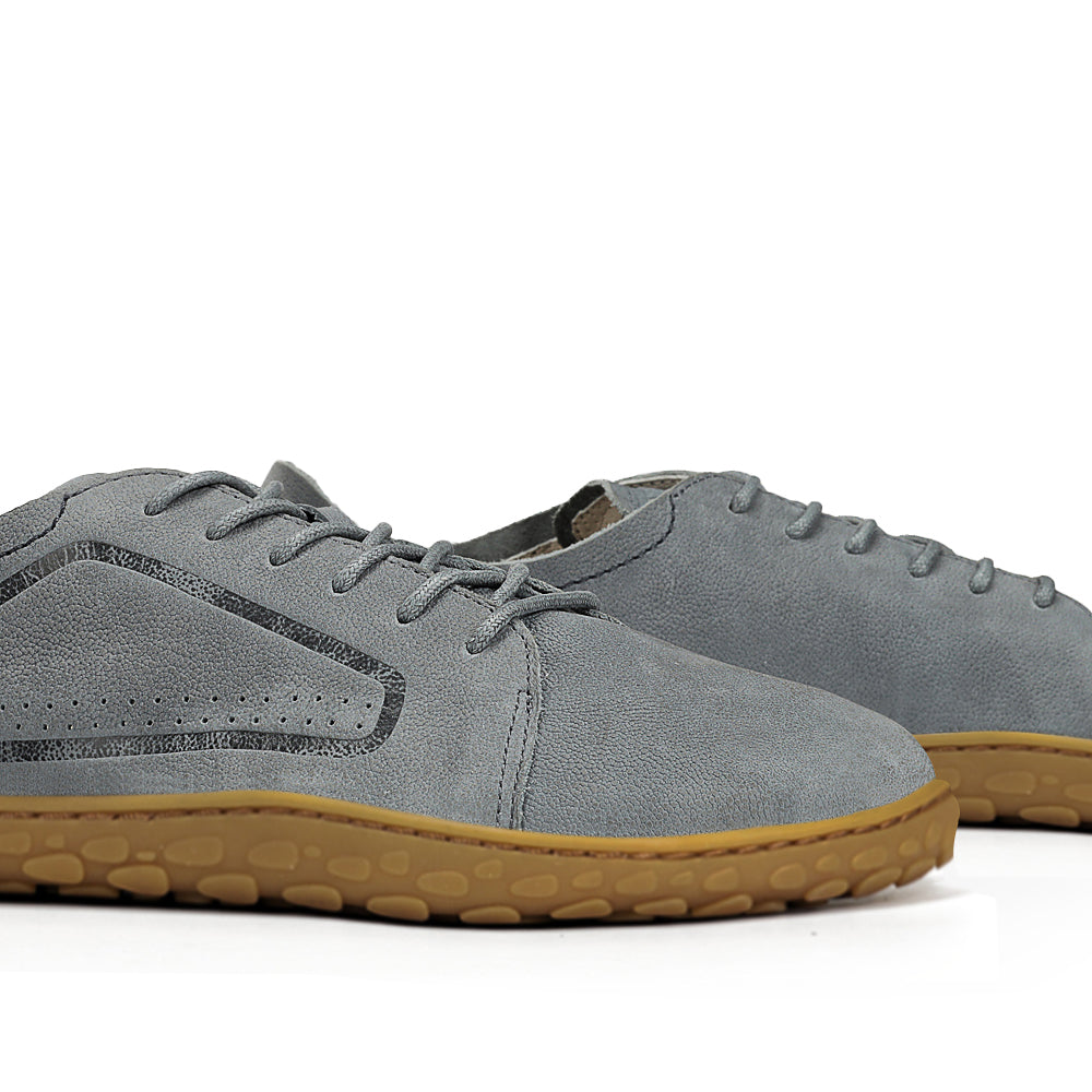 Zapato barefoot handcrafted de nobuk Nomad mujer