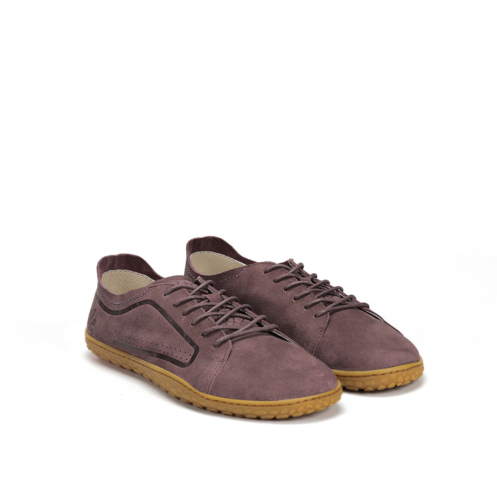 Zapato barefoot handcrafted de nobuk Nomad mujer
