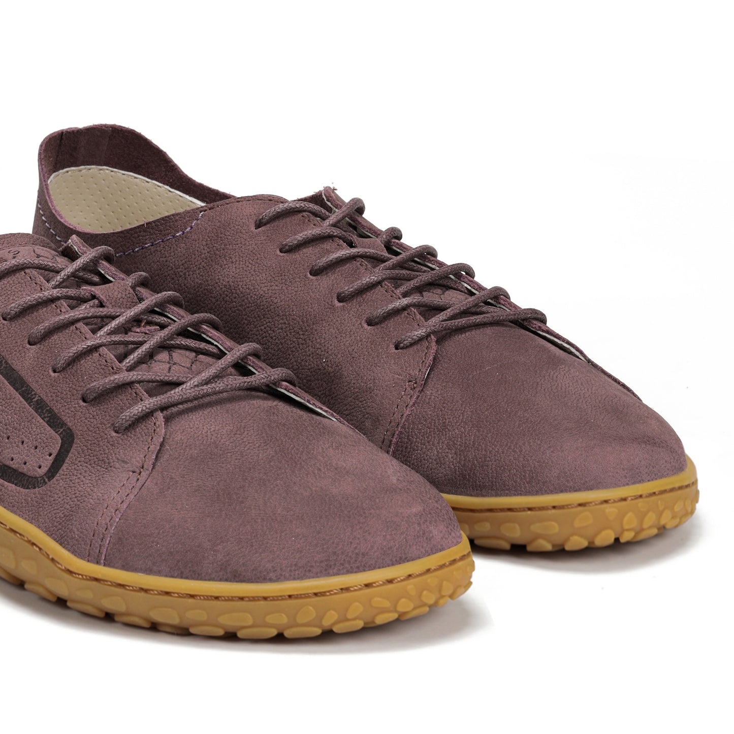 Zapato barefoot handcrafted de nobuk Nomad mujer