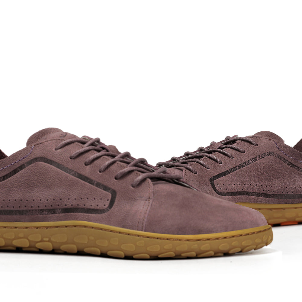 Zapato barefoot handcrafted de nobuk Nomad mujer