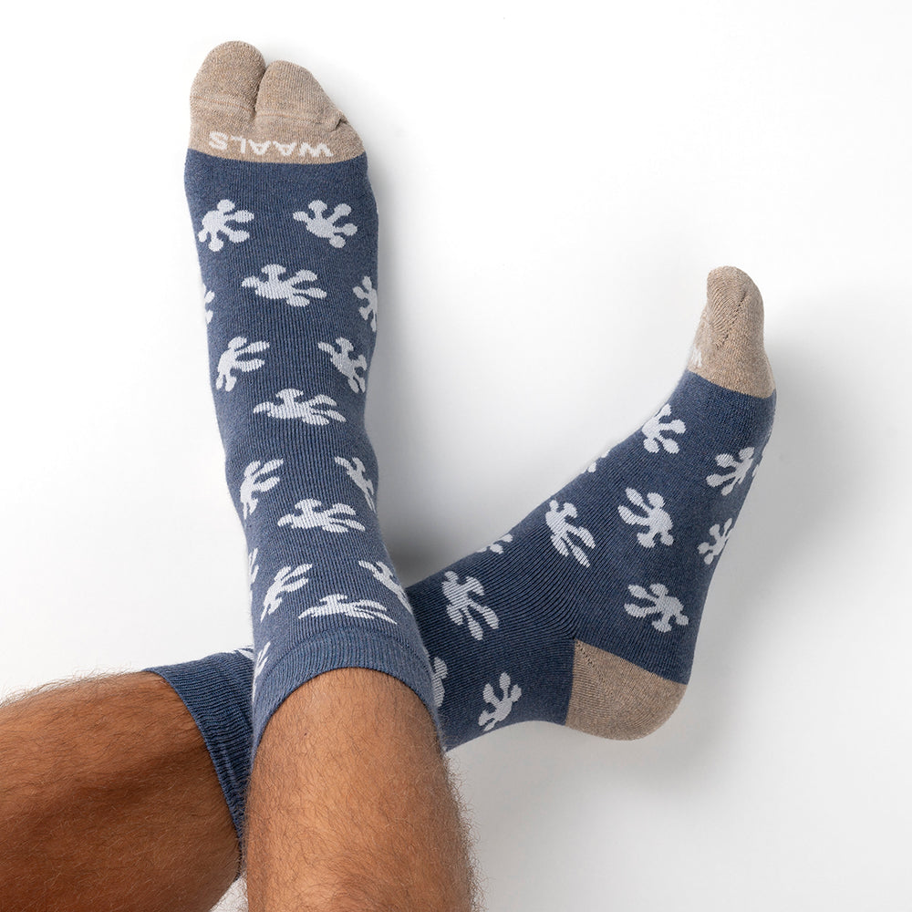 Calcetines algodón orgánico Tabi home High
