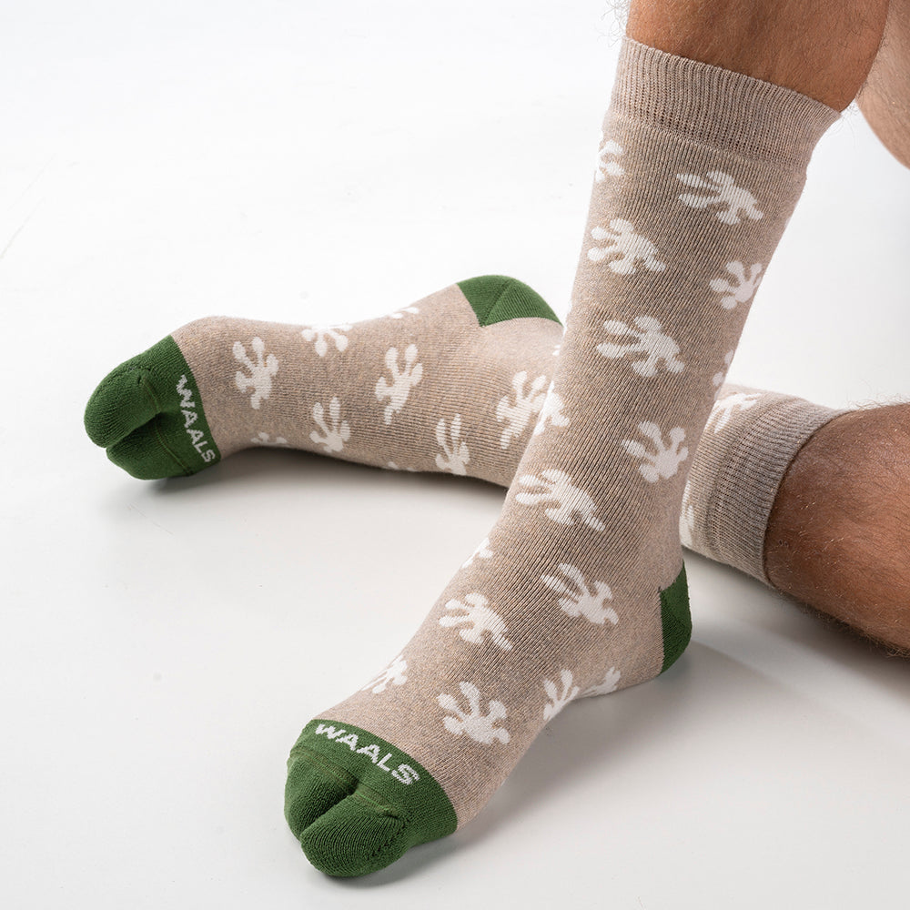 Calcetines algodón orgánico Tabi home High