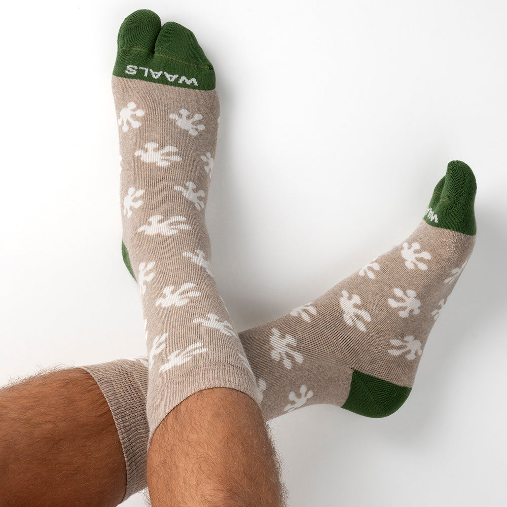 Calcetines algodón orgánico Tabi home High