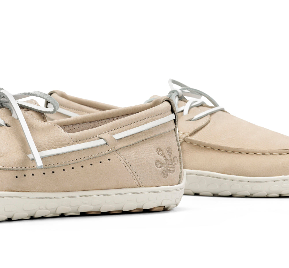 Sidney women's handcrafted barefoot boat shoes