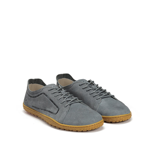 Zapato barefoot handcrafted de nobuk Nomad mujer