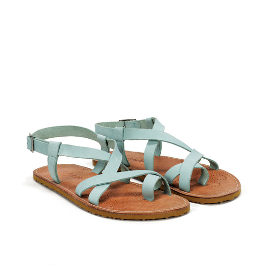 Sandalia barefoot artesanal de transición para mujer – Natur I