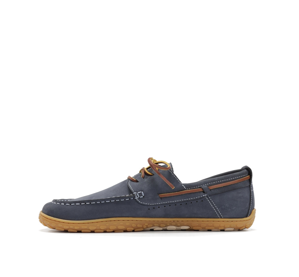 Men’s nubuck leather barefoot boat shoes – Sidney