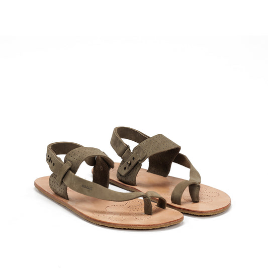Handcrafted barefoot nubuck sandal Masai II men