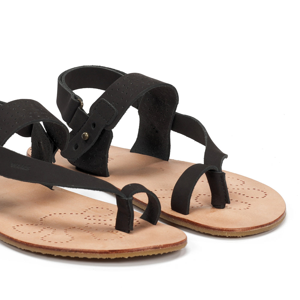 Masai II women's handcrafted nubuck barefoot sandal