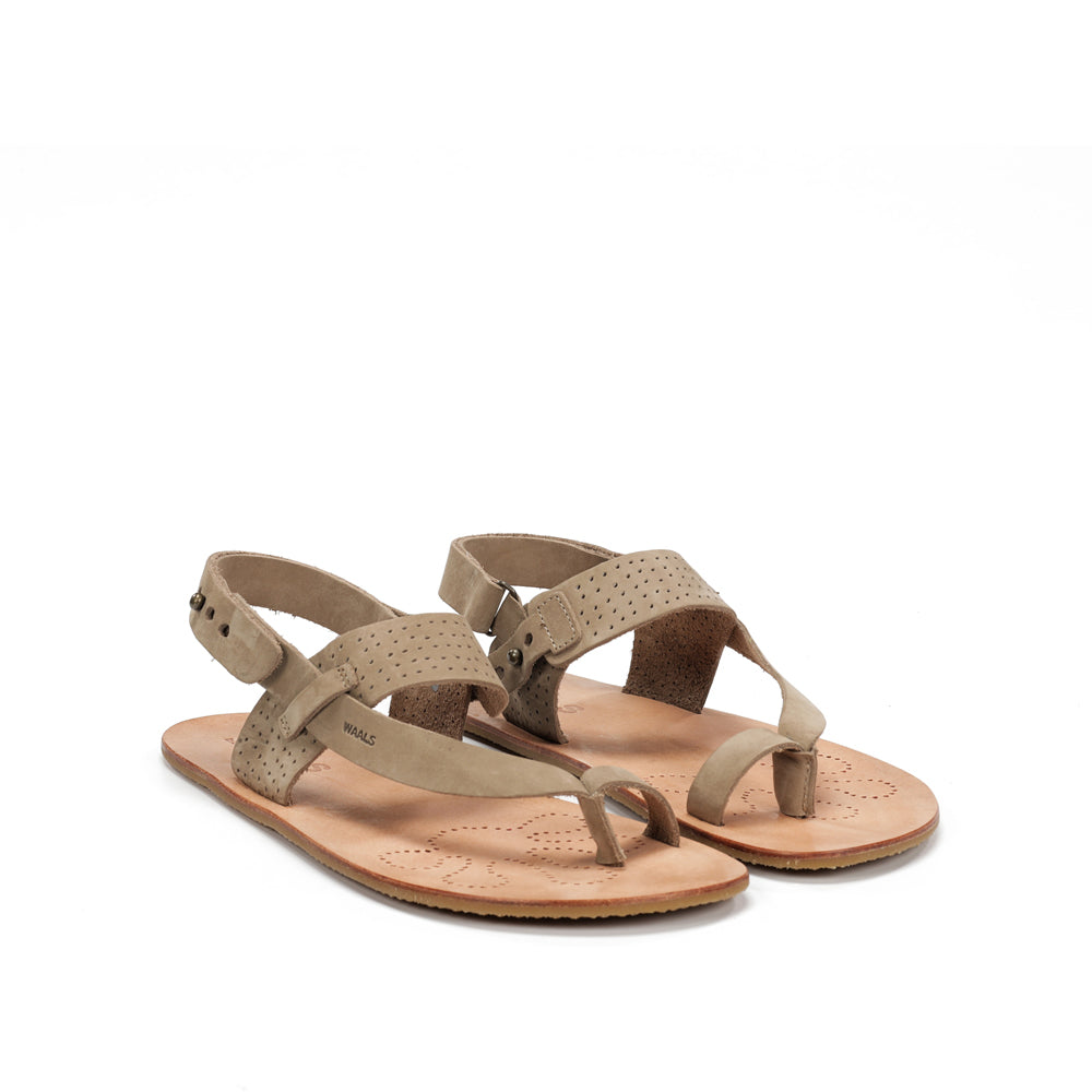 Masai II women's handcrafted nubuck barefoot sandal