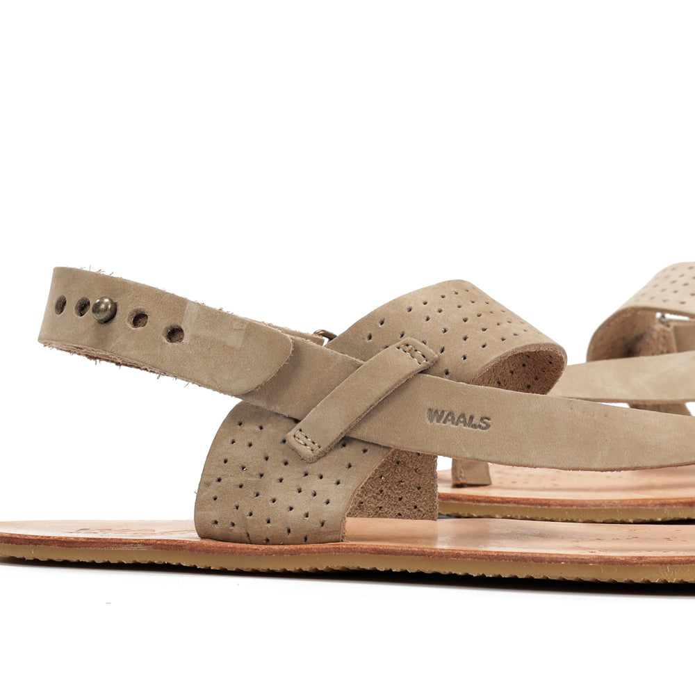 Masai II women's handcrafted nubuck barefoot sandal