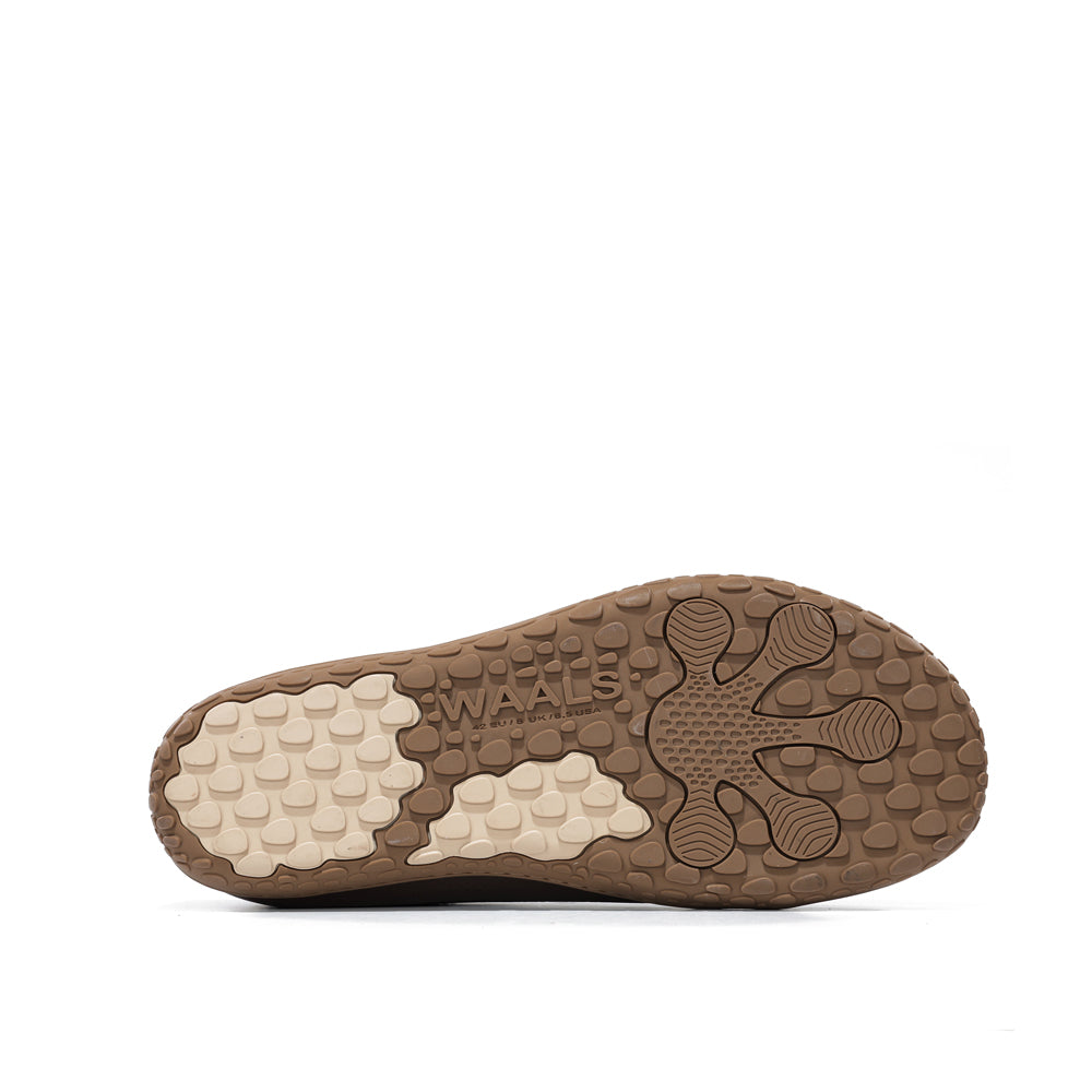 Zapato barefoot handcrafted de nobuk Nomad hombre