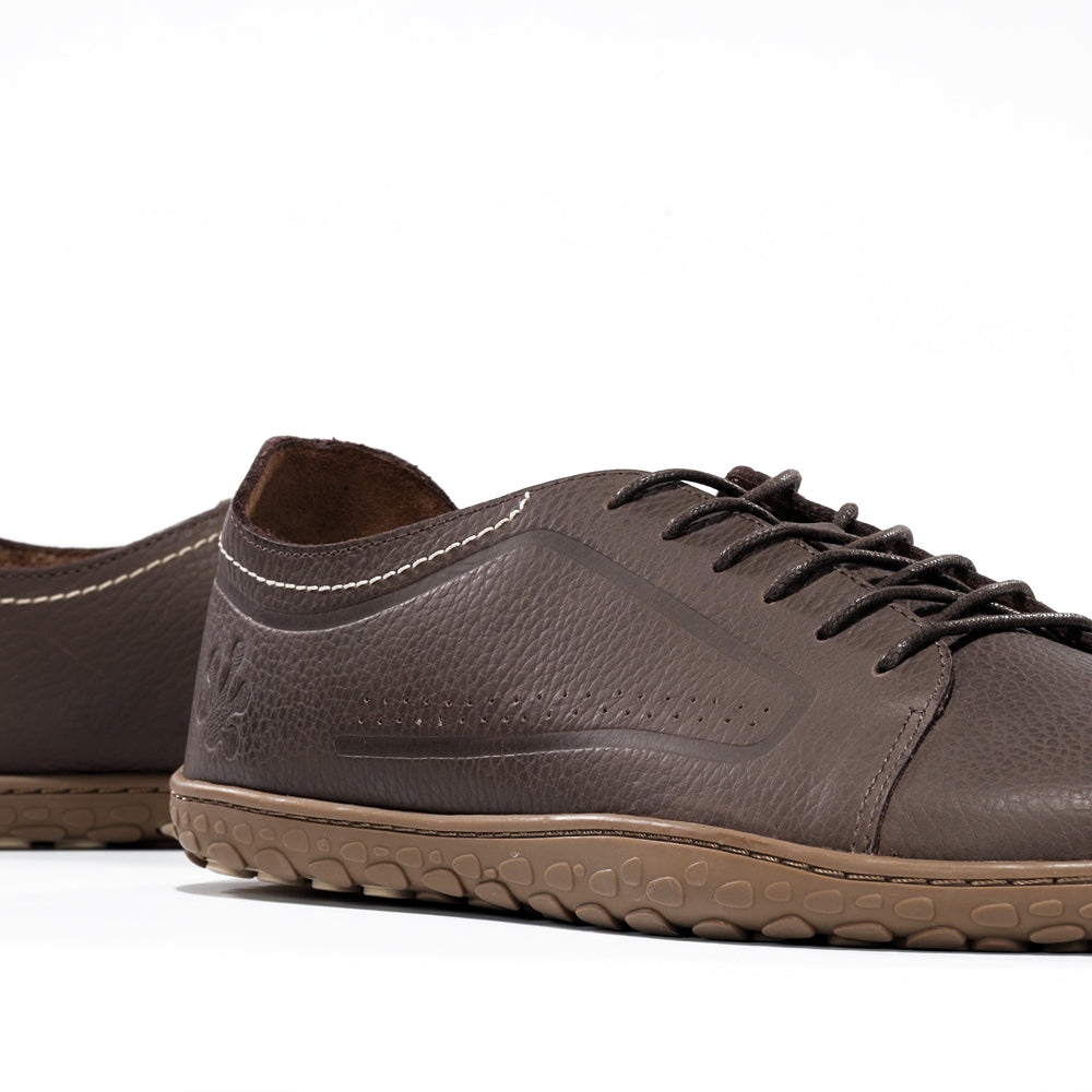 Zapato barefoot handcrafted de nobuk Nomad hombre