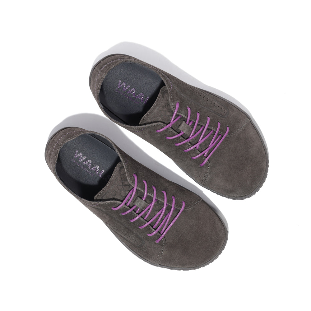 Zapato barefoot de piel de serraje para mujer – Nomad