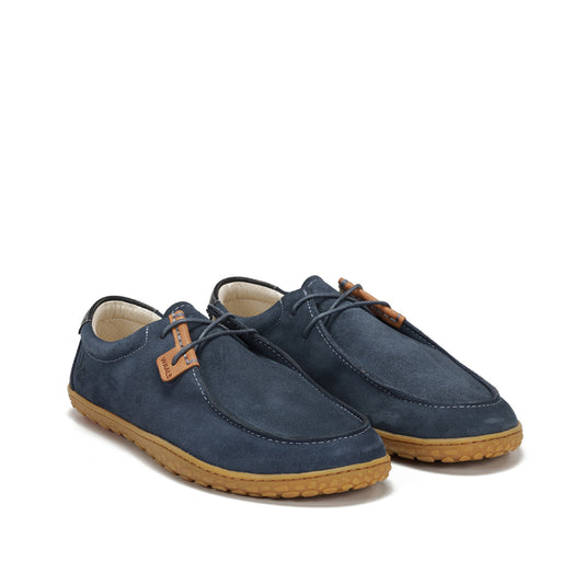 Men’s handcrafted suede leather barefoot Wallabee shoes – Atacama I