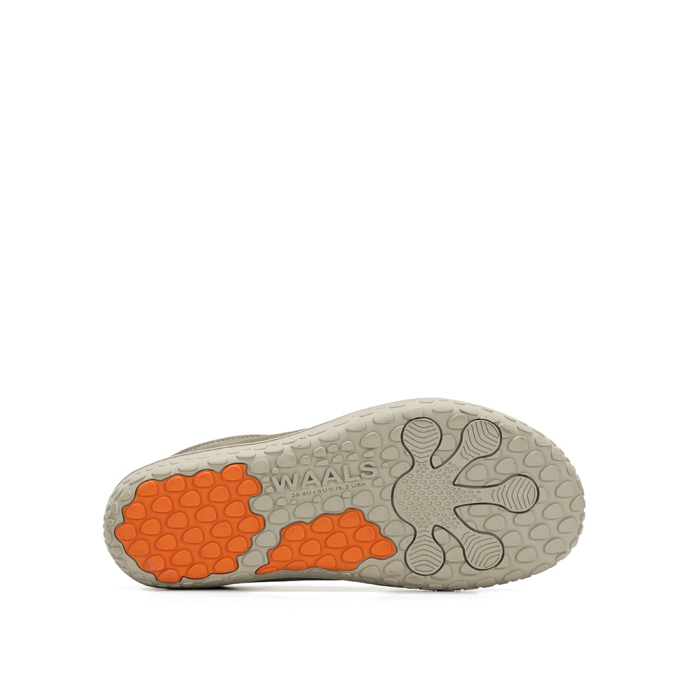 Zapato Wallabee barefoot de piel de serraje Atacama mujer