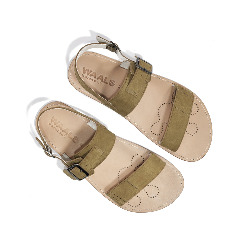 Sandalia barefoot artesanal de transición para hombre – Dune I