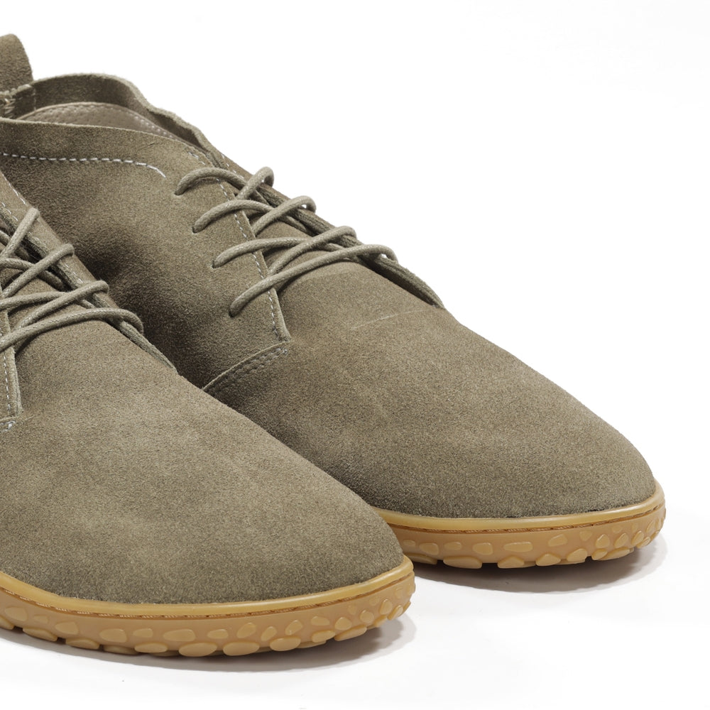 Men’s suede leather barefoot ankle boots – Riff II