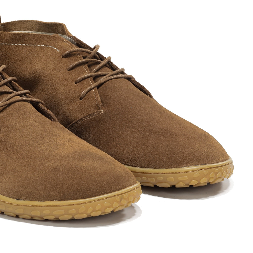Men’s suede leather barefoot ankle boots – Riff II