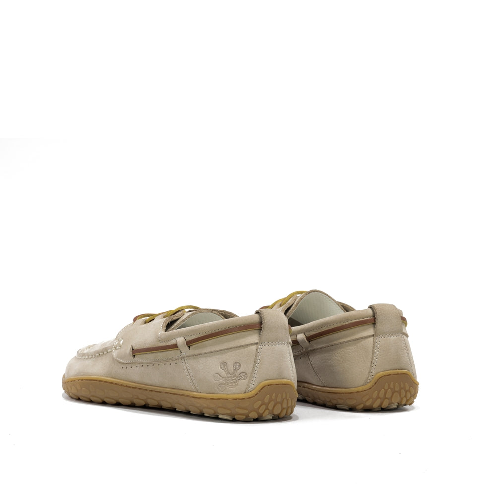 Men’s nubuck leather barefoot boat shoes – Sidney