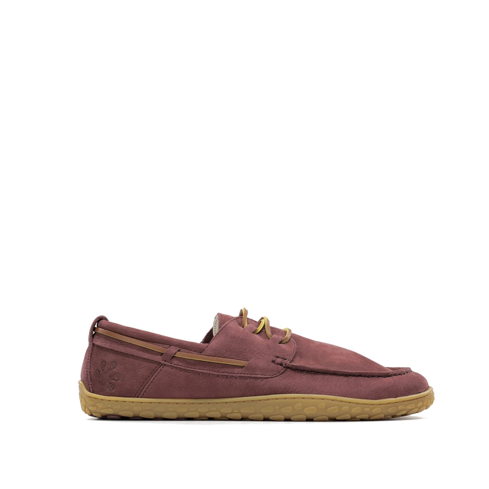 Men’s nubuck leather barefoot boat shoes – Sidney