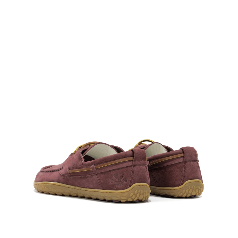 Men’s nubuck leather barefoot boat shoes – Sidney