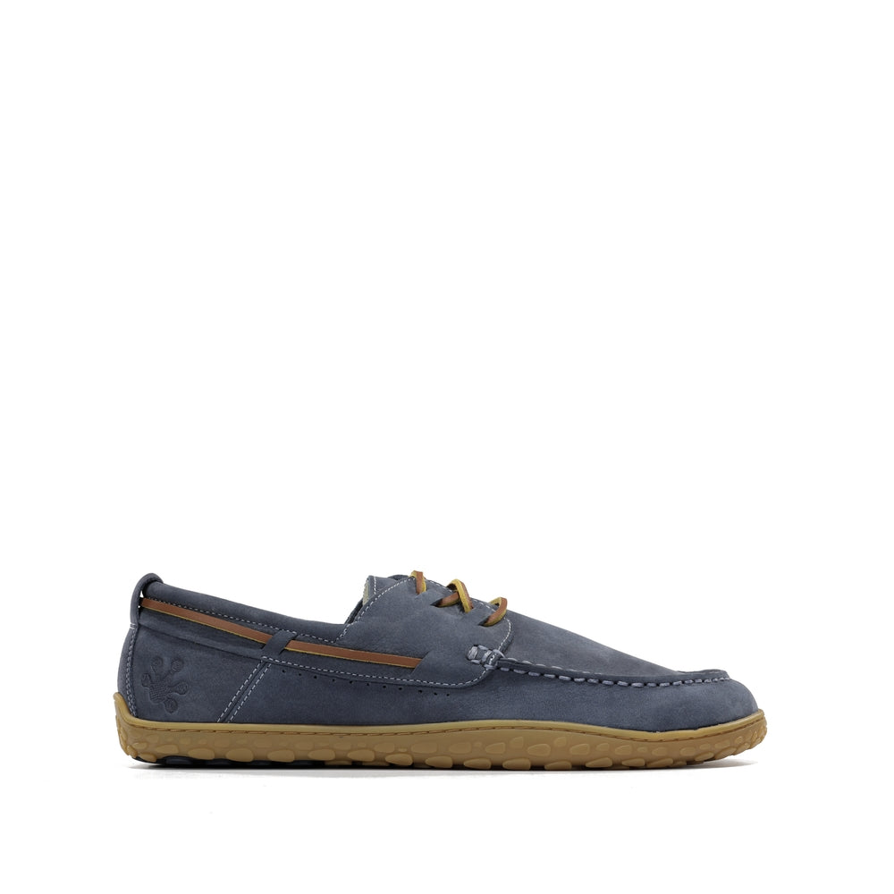 Men’s nubuck leather barefoot boat shoes – Sidney