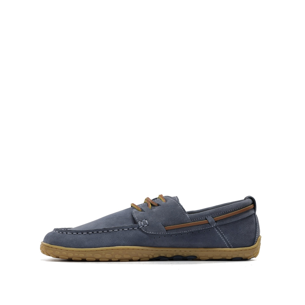 Men’s nubuck leather barefoot boat shoes – Sidney