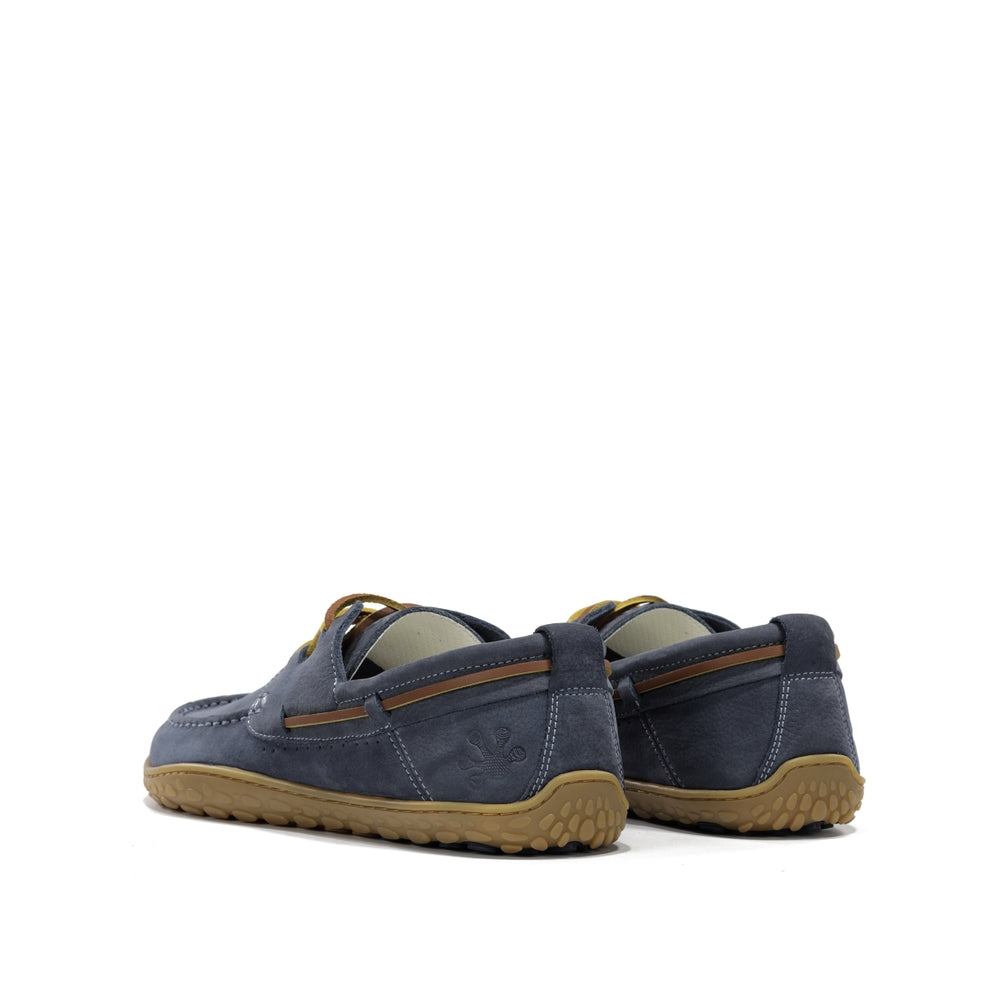 Men’s nubuck leather barefoot boat shoes – Sidney