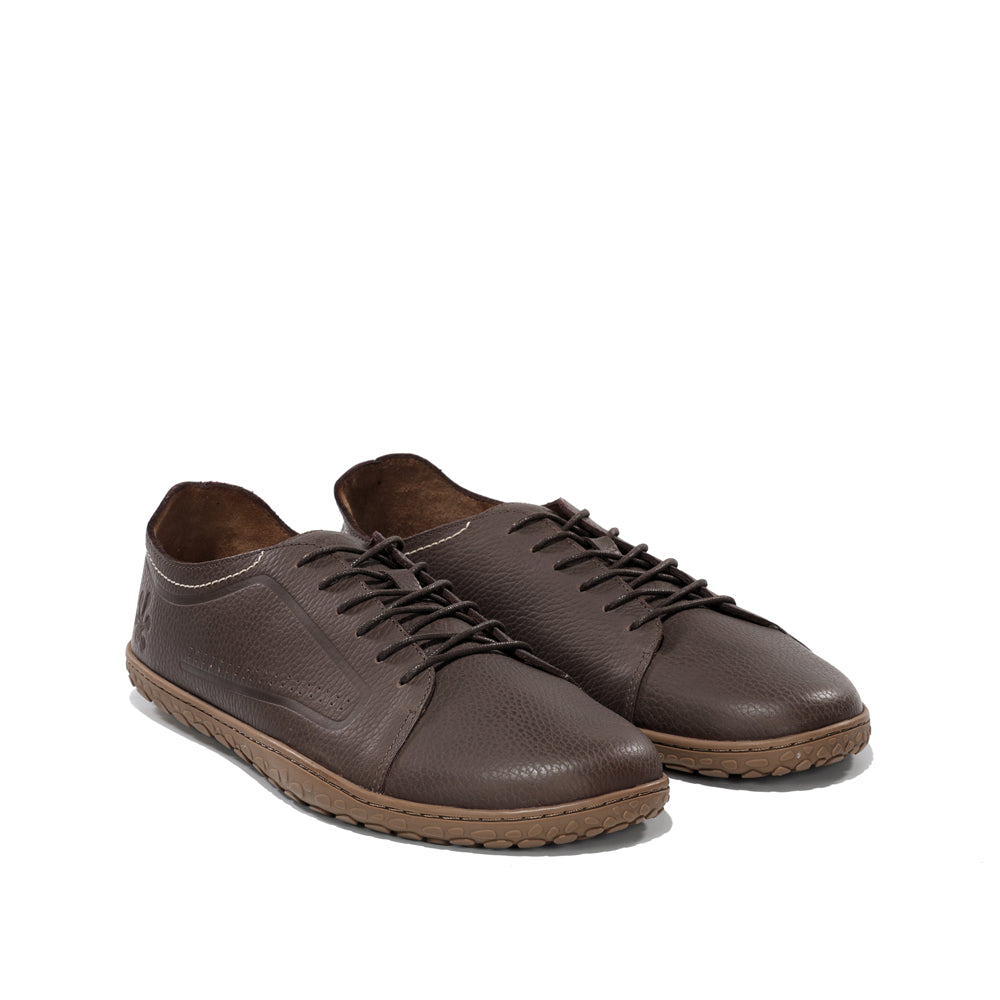 Zapato barefoot handcrafted de nobuk Nomad hombre