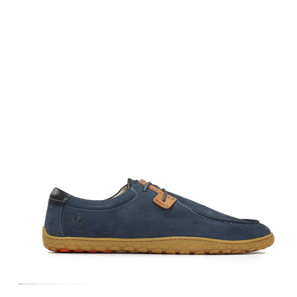 Zapato Wallabee barefoot de piel de serraje Atacama mujer