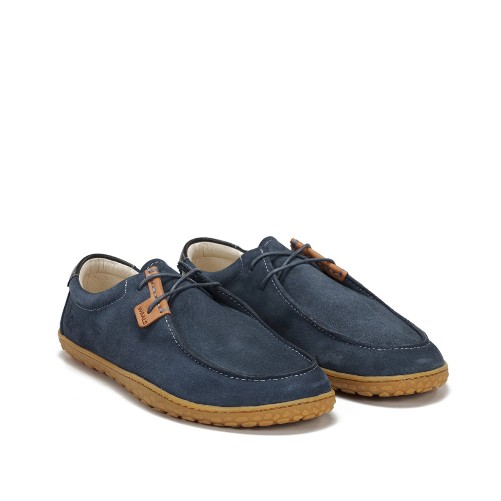 Zapato Wallabee barefoot de piel de serraje Atacama mujer