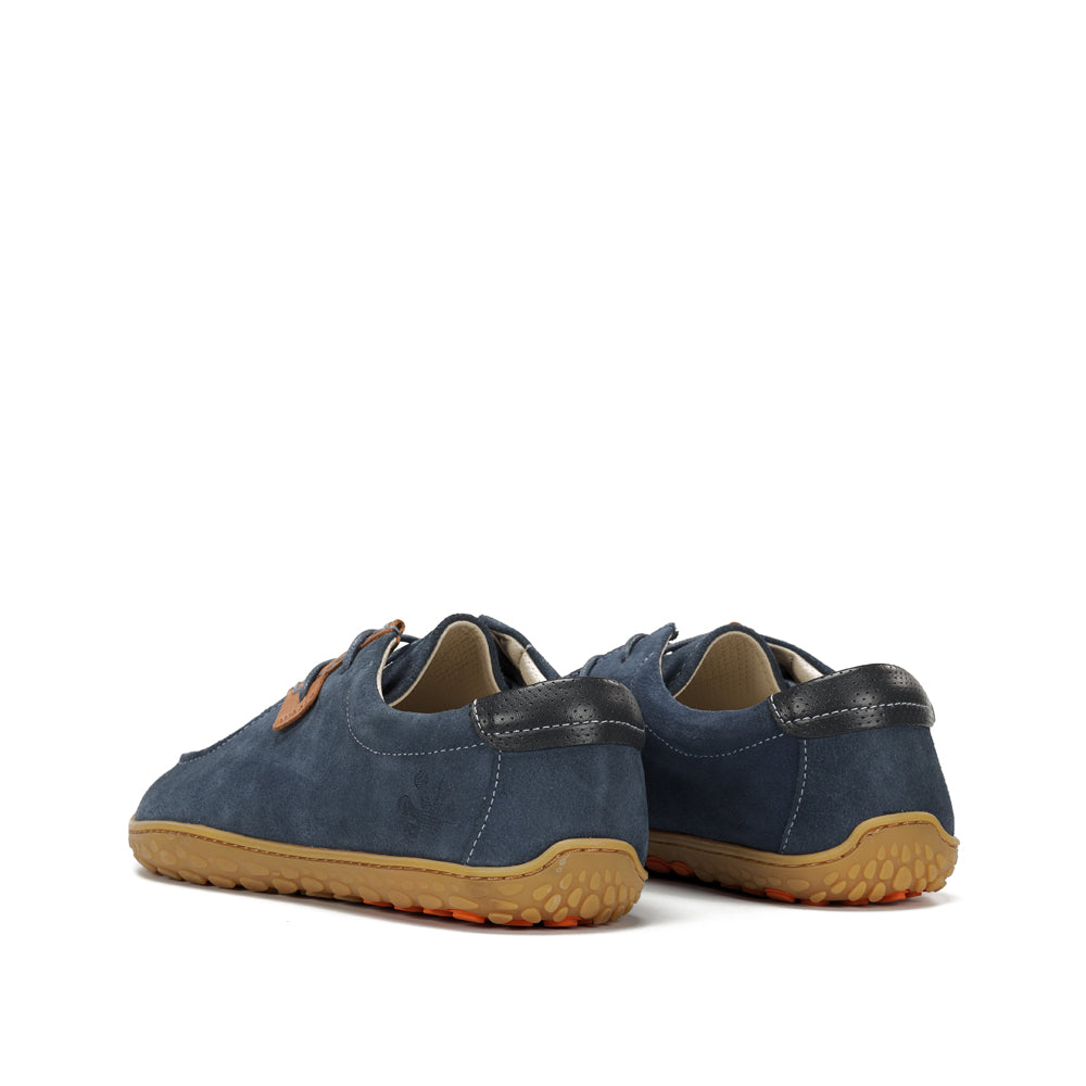 Zapato Wallabee barefoot de piel de serraje Atacama mujer