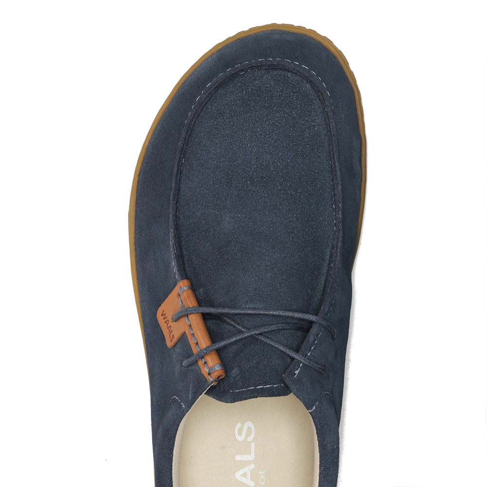Zapato Wallabee barefoot de piel de serraje Atacama mujer