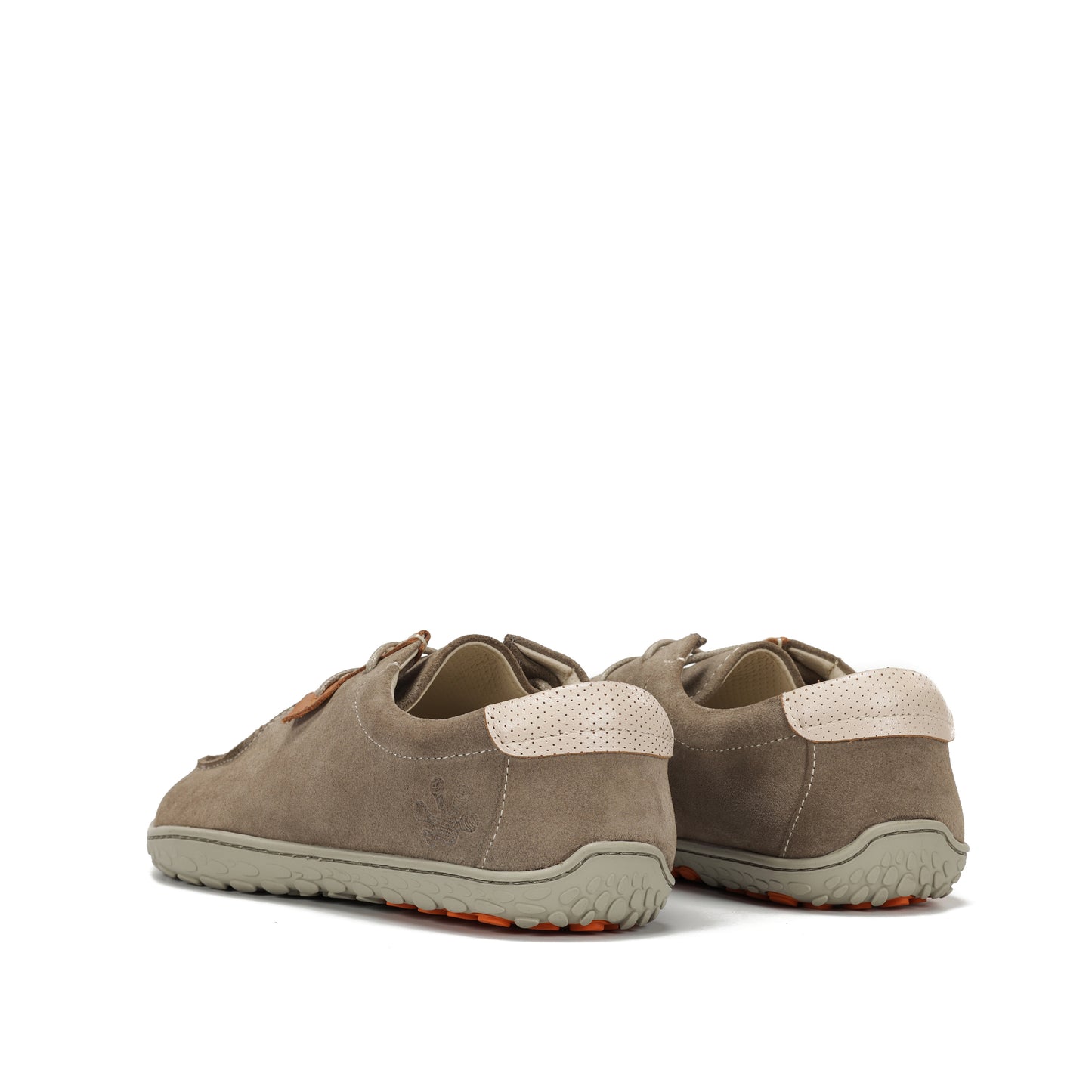 Zapato Wallabee barefoot de piel de serraje Atacama mujer