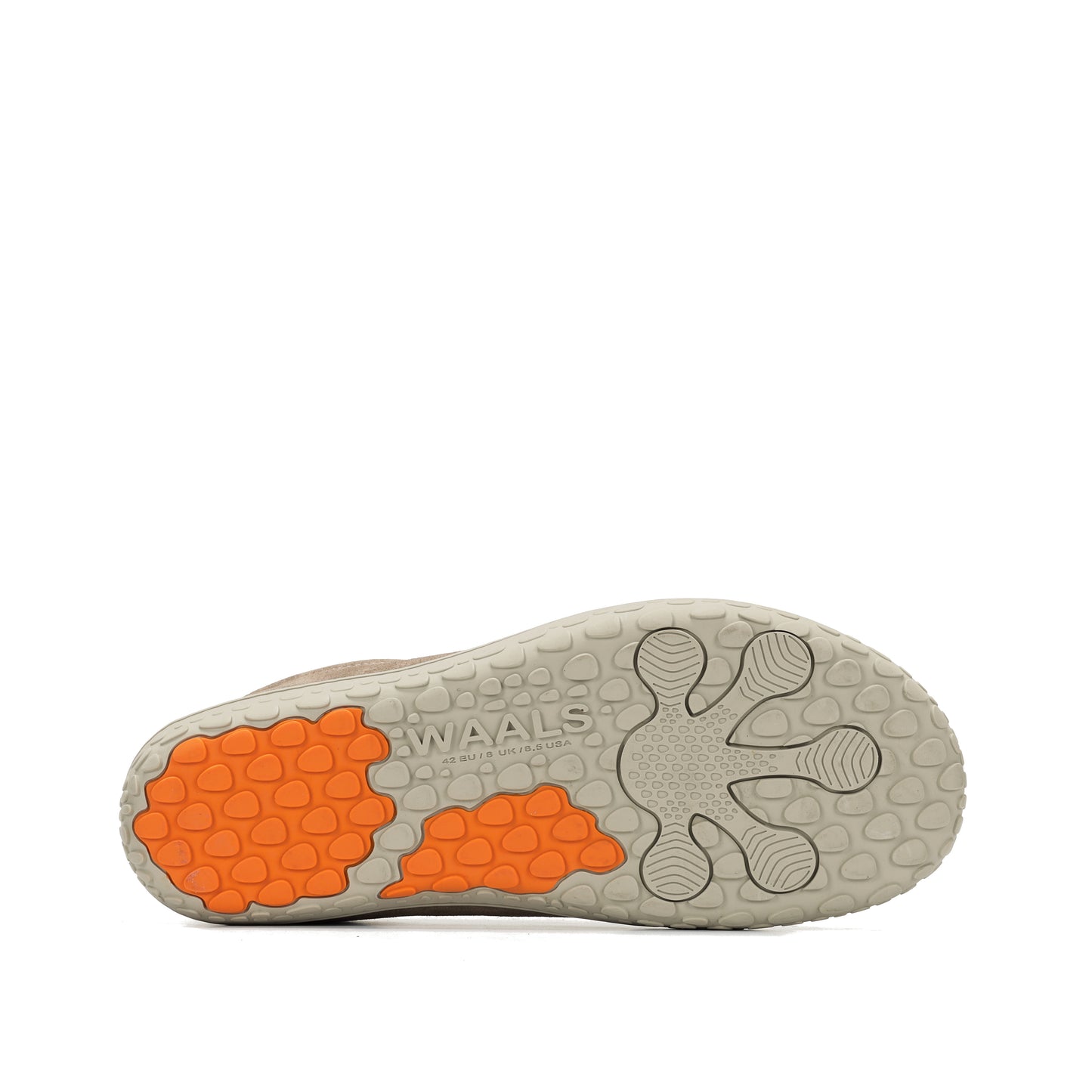 Zapato Wallabee barefoot de piel de serraje Atacama mujer